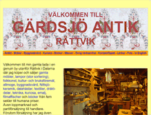 Tablet Screenshot of gardsjoantik.se